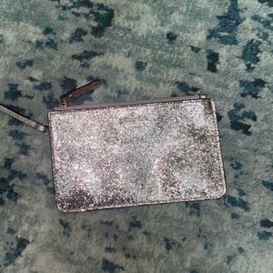 Kate Spade glitter Wristlet